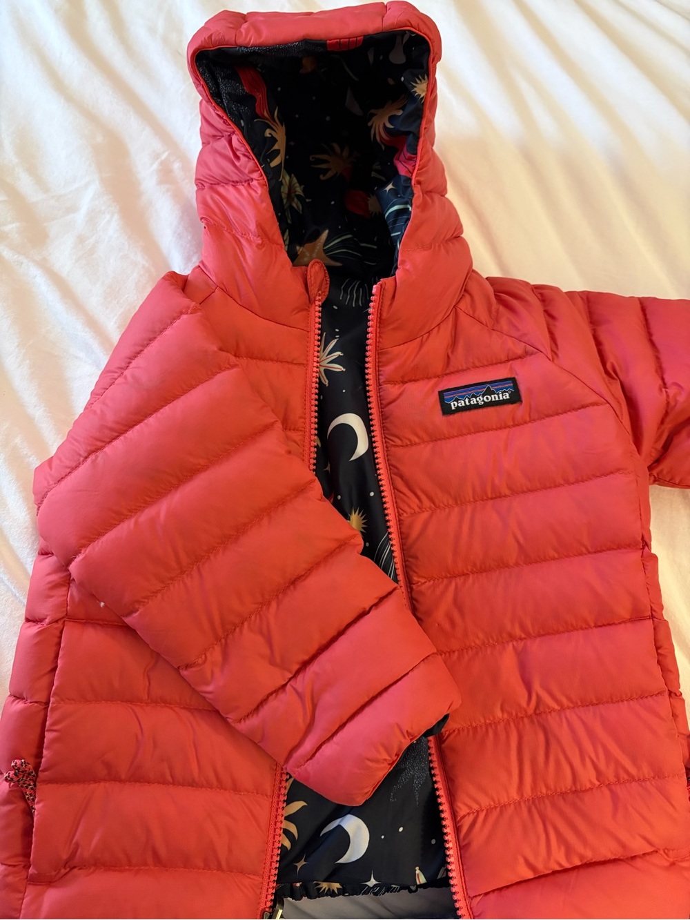 Patagonia Baby Reversible Down Sweater Hoody